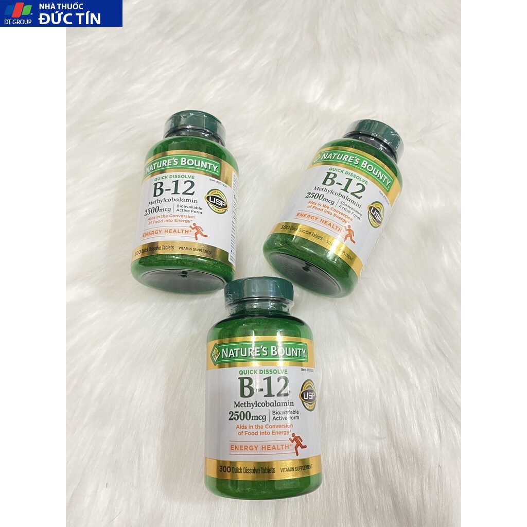 Viên Uống Nature’s Bounty Vitamin B12 2500mcg 300 Viên Của Mỹ 18 natu2