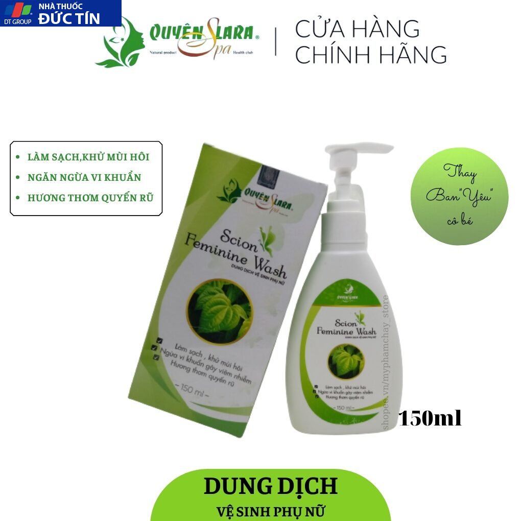 Dung Dịch Vệ Sinh Phụ Nữ QUYÊN LARA Làm Hồng Hết Ngứa Phụ Khoa An Toàn Tuyệt Đối Cả Bà Bầu Sau Sinh 150Ml 24 ngua1 1