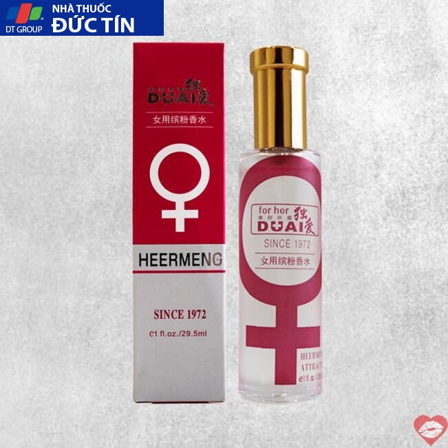 Nước hoa kích thích nam Duai Heermeng For Her - Chai 29.5ml 2 nuoc hoa kich thich nam duai heermeng for her chai 295ml