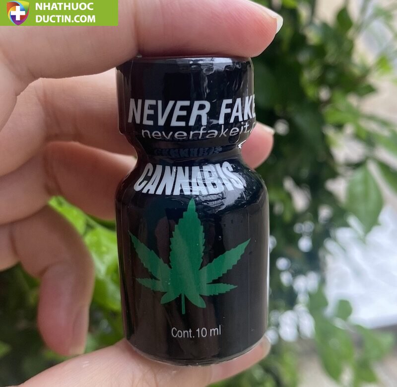 Popper Cannabis 10ml Never Fake It chính hãng Mỹ dành cho Top Bot 19 popper cannabis