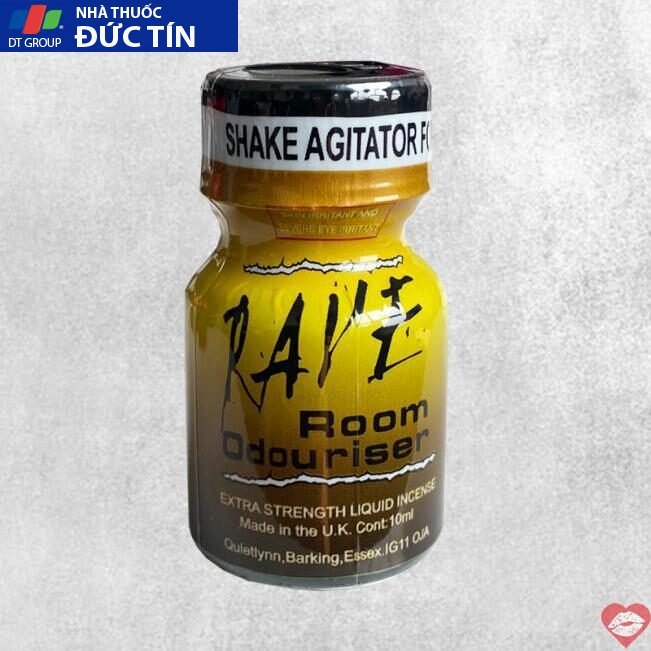 Popper Rave Rush Aroma 10ml chính hãng Mỹ chai hít poppers cho Top Bot 17 popper rave room odouriser 10ml cho top bot