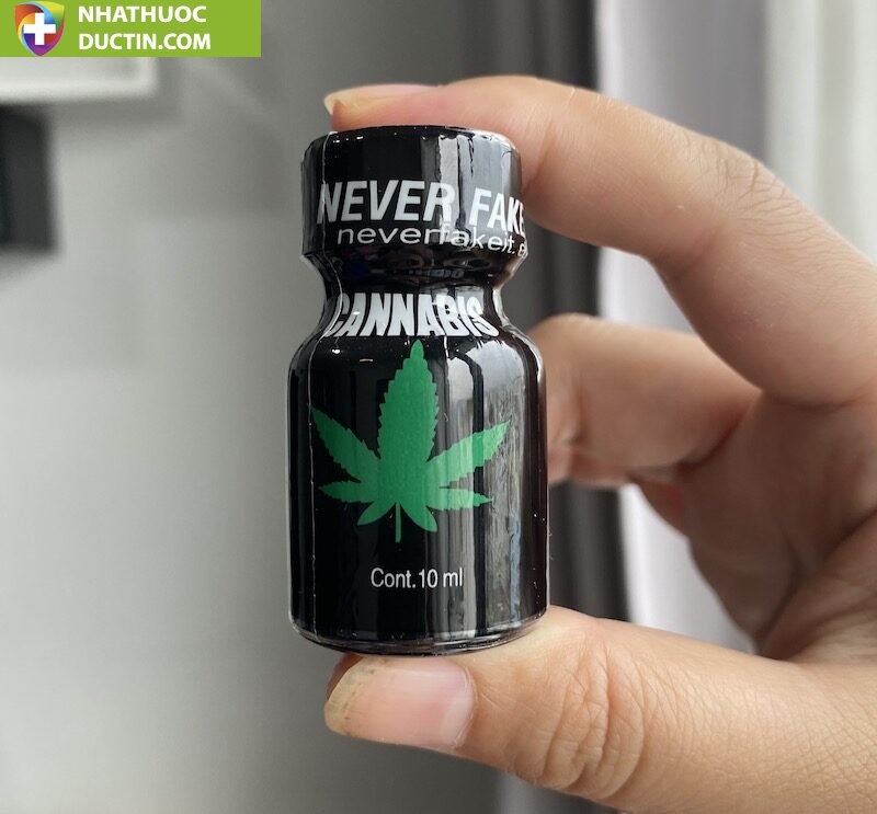 Popper Cannabis 10ml Never Fake It chính hãng Mỹ dành cho Top Bot 17 poppers cannabis