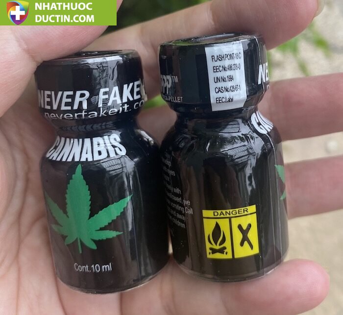 Popper Cannabis 10ml Never Fake It chính hãng Mỹ dành cho Top Bot 16 pp cannabis