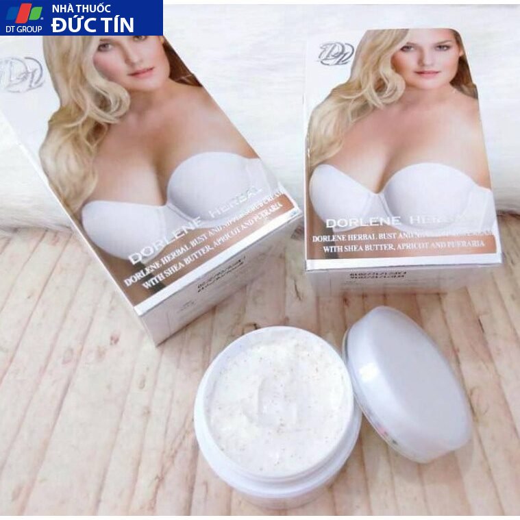 Kem tăng vòng 1 Dorlene Herbal tăng vòng 1 hiệu quả chăm sóc ngực săn chắc vòng1 hồng nhũ hoa tăng size vòng1 chính hãng 28 rang3