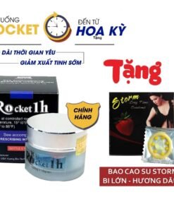 Alternative view of Rocket 1H, Tăng Cường Sinh Lý Nam, Kéo Dài Thời Gian QH Lâu Hơn, Mạnh Mẽ Hơn. Hiệu Quả, An Toàn.