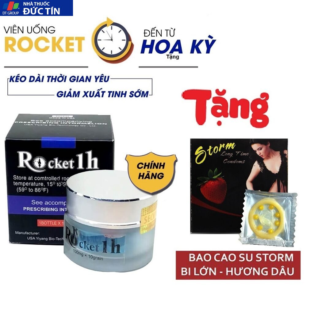 Rocket 1H, Tăng Cường Sinh Lý Nam, Kéo Dài Thời Gian QH Lâu Hơn, Mạnh Mẽ Hơn. Hiệu Quả, An Toàn. 10 rocket1 3