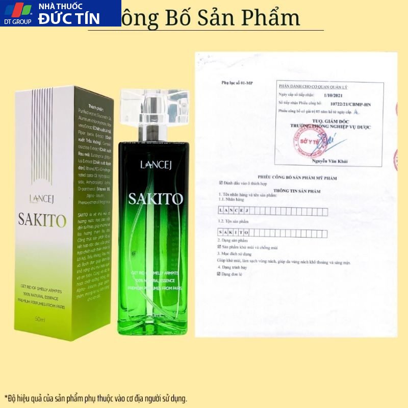 Combo 2 lọ xịt khử mùi hôi nách Sakito 50 ml 6 Combo 2 lọ xịt khử mùi hôi nách Sakito 50 ml - Ảnh 6