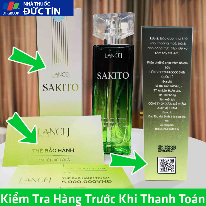 Chai Xịt Sakito Lancej Khử Mùi Hôi Nách Chính Hãng 17 sakito dat tieu chuan