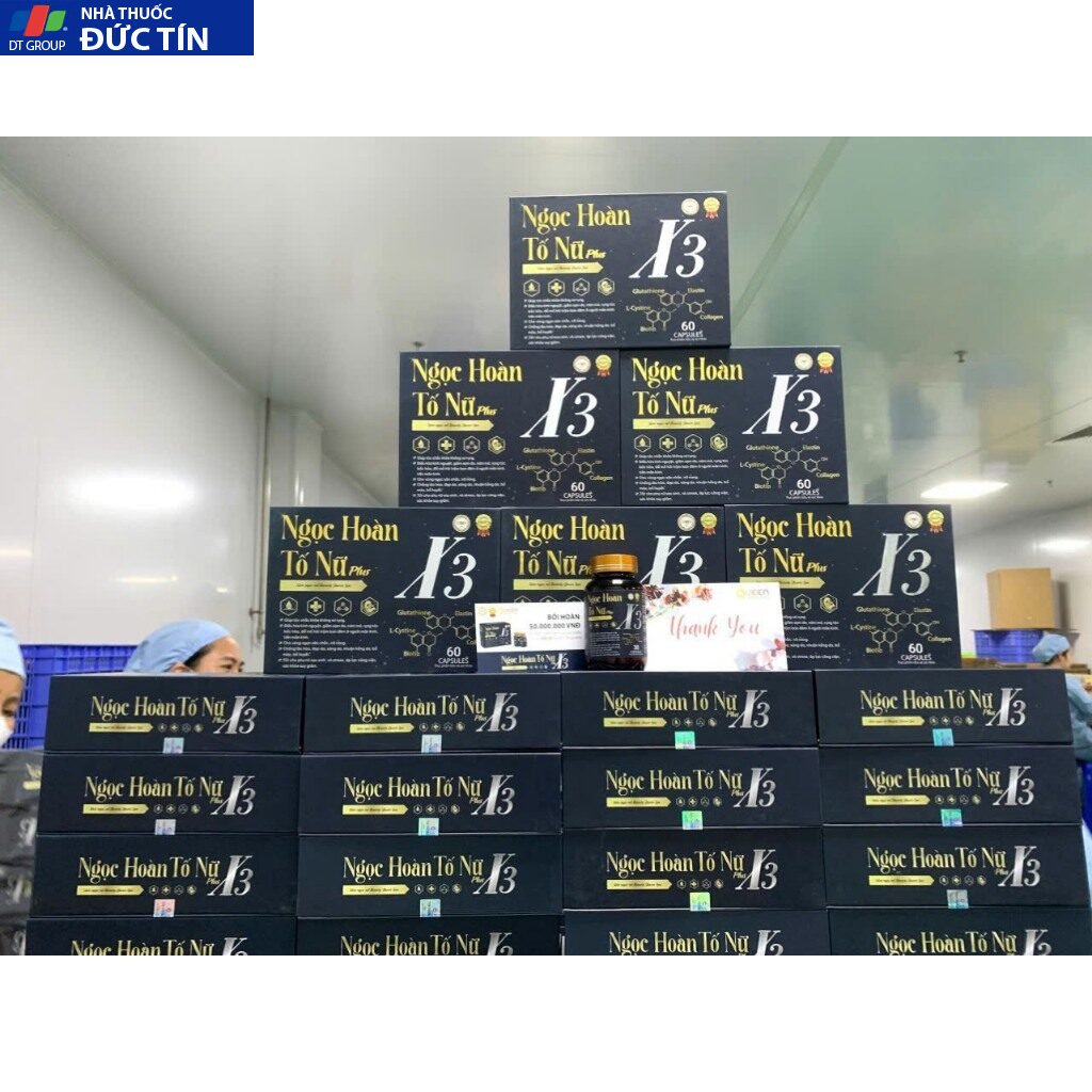 Sâm TốNữ NGỌC HOÀN Plus X3 Tái hồi xuân Phiên bản Cao Cấp hổ trợ nội tiết tố nữ 1 hộp 2 lọ Davina 18 samto5 1