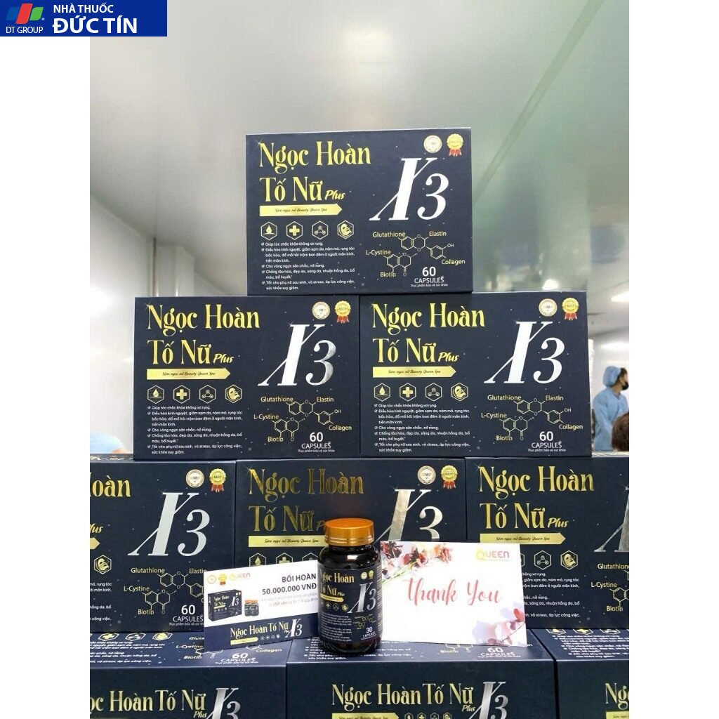 Sâm TốNữ NGỌC HOÀN Plus X3 Tái hồi xuân Phiên bản Cao Cấp hổ trợ nội tiết tố nữ 1 hộp 2 lọ Davina 17 samto6 1