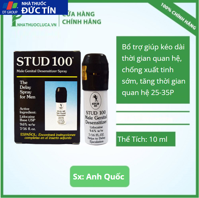 Thuốc Xịt Stud 100 Chính Hãng 23 stud100 chinh hang