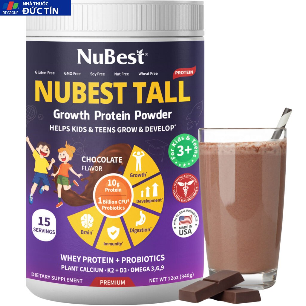 Sữa Bột NuBest Tall - TPBVSK Hỗ Trợ Tăng Chiều Cao và Tăng Đề Kháng Cho Trẻ Từ 3 Tuổi 27 suabo2