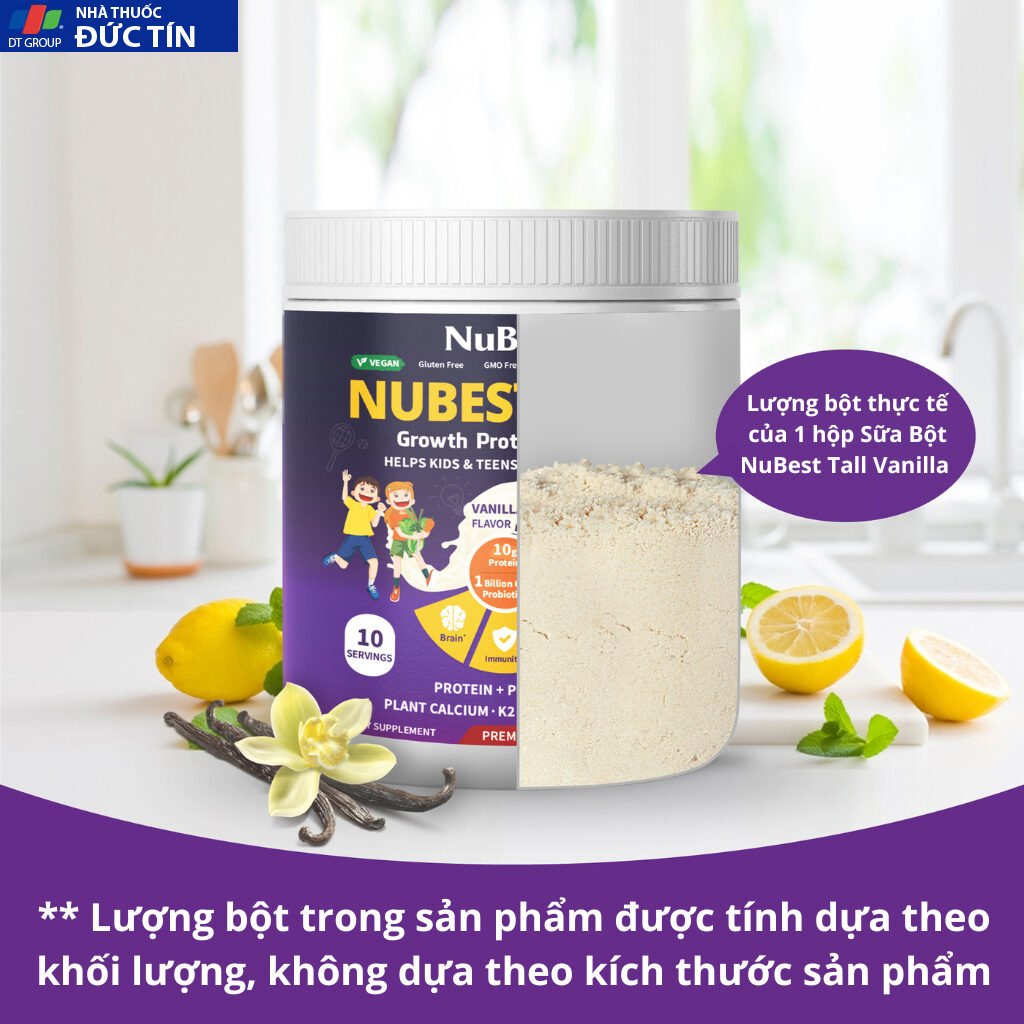Sữa Bột NuBest Tall - TPBVSK Hỗ Trợ Tăng Chiều Cao và Tăng Đề Kháng Cho Trẻ Từ 3 Tuổi 24 suabot4