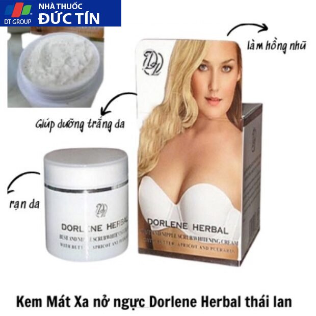 Kem tăng vòng 1 Dorlene Herbal tăng vòng 1 hiệu quả chăm sóc ngực săn chắc vòng1 hồng nhũ hoa tăng size vòng1 chính hãng 26 tang2