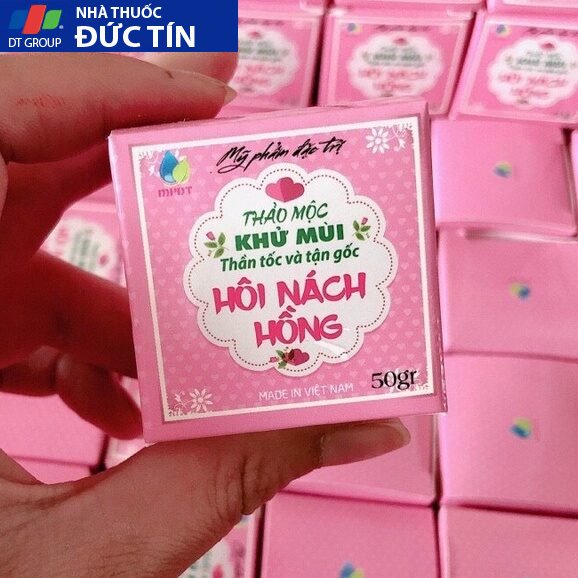 (Chính Hãng) Thảo mộc Khử mùi Hôi Nách Hồng, khử mùi Hôi Chân, Thảo dược Khử mùi, Giảm mồ hồi, Giảm Thâm Nách hiệu quả 8 trihoi1