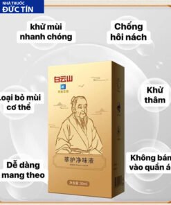 Xịt Khử Mùi Hôi Nách Hữu Cơ Khử Mùi Cơ Thể Chính Hãng Guangyao Baiyunshan 26 vanson2