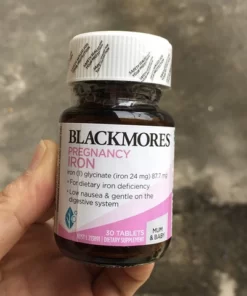 vien uong bo sung sat cho ba bau blackmores pregnancy iron hop 30 vien 1