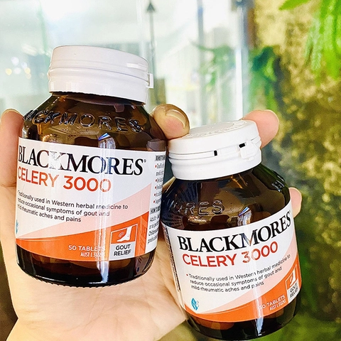 Viên uống hỗ trợ điều trị Gout Blackmores Celery 3000, hộp 50 viên 11 vien uong dieu tri gout blackmores celery 3000 hop 50 vien 2