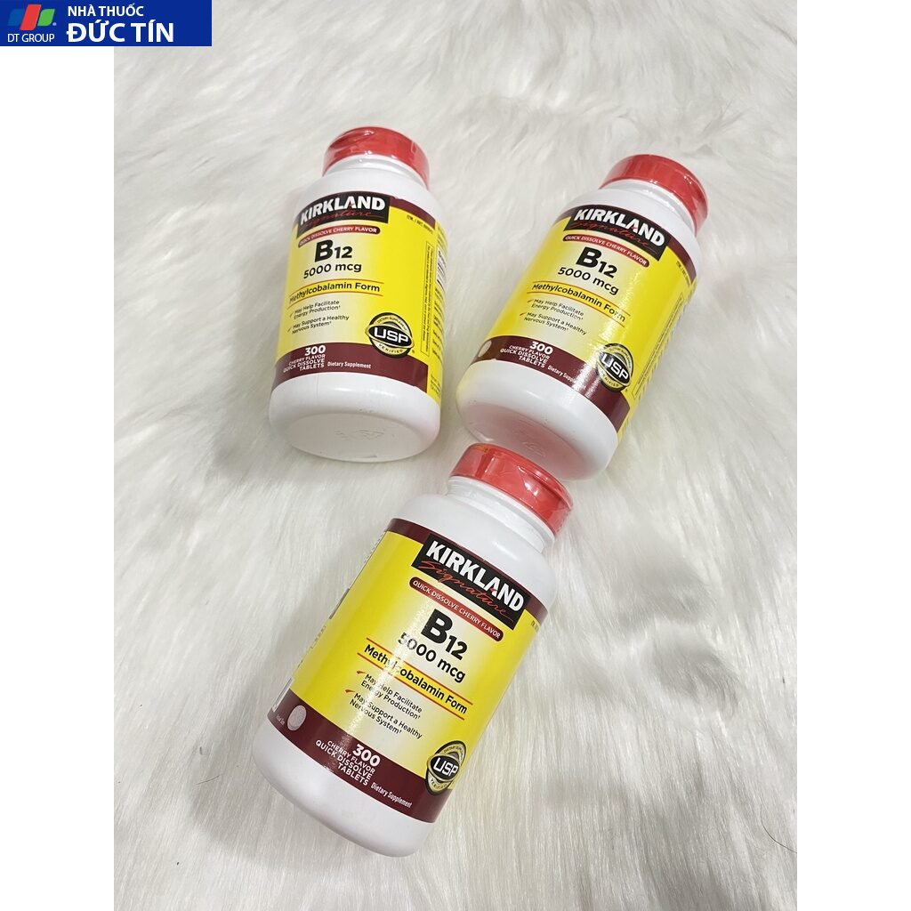 Viên Uống Bổ Sung Vitamin B12 5000mcg Kirkland 300 Viên Của Mỹ 21 vita3