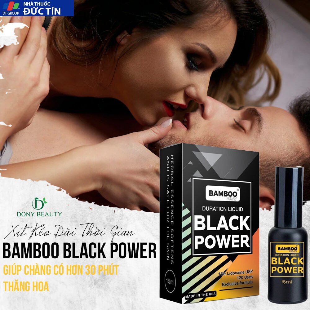 Xịt Bamboo Delay Black Label Chính Hãng Kéo Dài Thời Gian Quan Hệ Nhập Khẩu Từ USA 16 xit keo dai thoi gian quan he bamboo delay black label 1 1