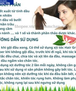 Xịt Kích Mọc Tóc-Giúp Tóc Dài Nhanh- Ngăn Ngừa Tóc Gãy Rụng HAIR GREEN HERBER Quyên Lara 120ml 14 xitoc5