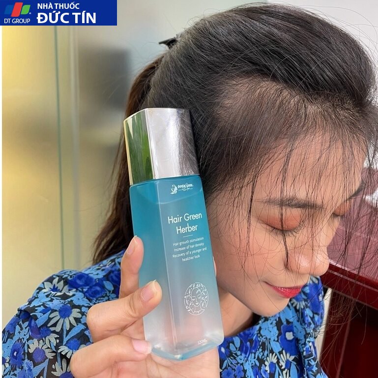Xịt Kích Mọc Tóc-Giúp Tóc Dài Nhanh- Ngăn Ngừa Tóc Gãy Rụng HAIR GREEN HERBER Quyên Lara 120ml 23