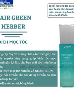 Xịt Kích Mọc Tóc-Giúp Tóc Dài Nhanh- Ngăn Ngừa Tóc Gãy Rụng HAIR GREEN HERBER Quyên Lara 120ml 19 xittoc2
