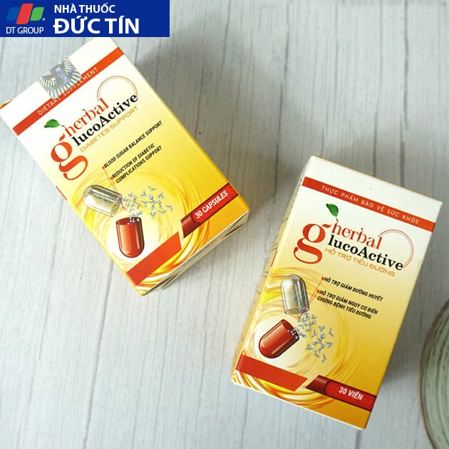 Herbal Glucoactive viên uống hỗ trợ phòng tránh và ngăn ngừa biến chứng của tiểu đường 28 Herbal Glucoactive chinh hang gia bao nhieu