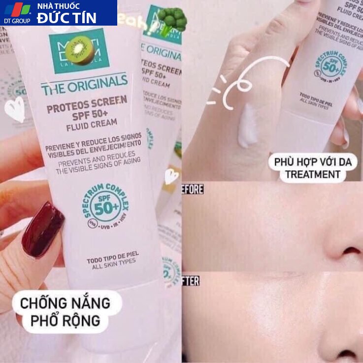 Kem Chống Nắng Ma.rtiDerm, dành cho da dầu da mụn, nám và tăng sắc tố MartiDerm The Proteos Screen SPF50+ 21 achau11