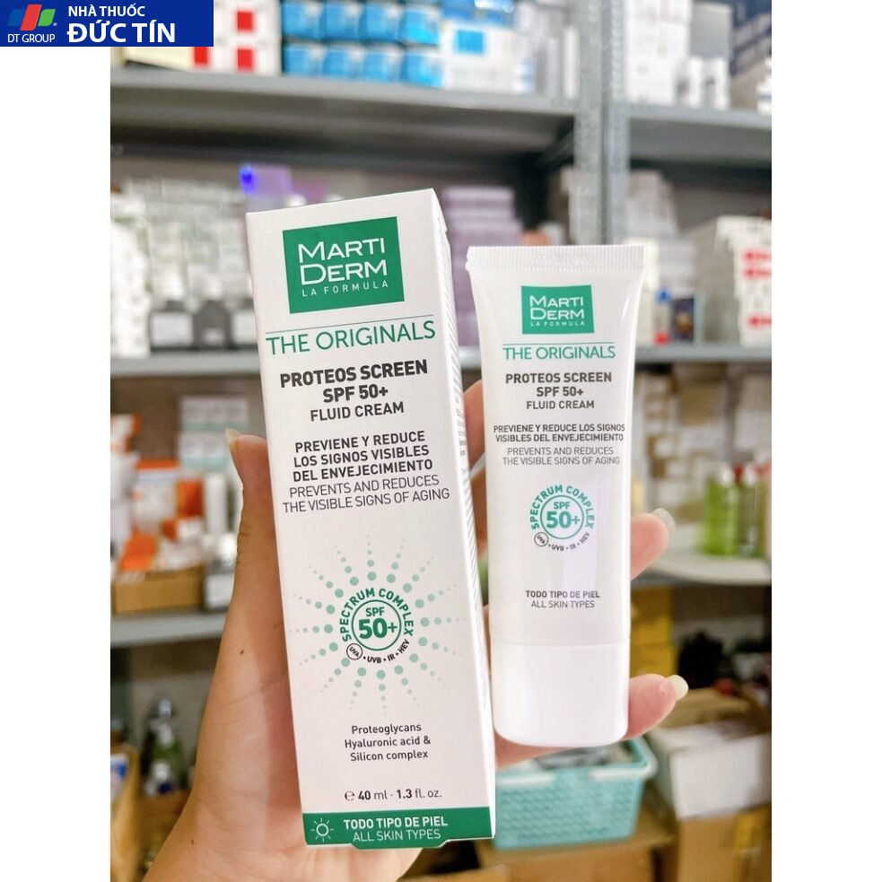 Kem Chống Nắng Ma.rtiDerm, dành cho da dầu da mụn, nám và tăng sắc tố MartiDerm The Proteos Screen SPF50+ 26 achau4