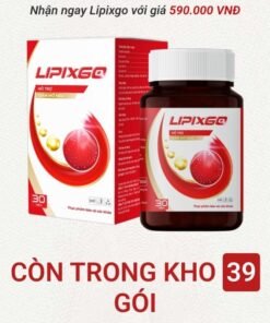 Alternative view of Viên uống Lipixgo hỗ trợ giảm mỡ máu tim mạch - hộp 30 viên - HTshop