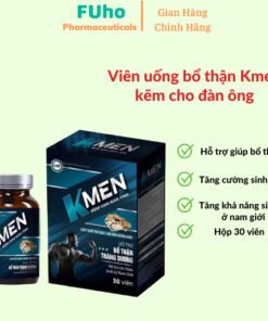 Alternative view of Viên Uống Bổ Thận Tráng Dương Kmen kẽm cho đàn ônng hỗ trợ cải thiện sinh lý nam giới hộp 30 viên Duocphamfuho