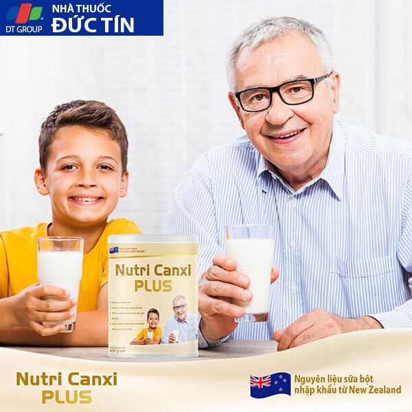 Sản phẩm dinh dưỡng bổ sung canxi, phát triển chiều cao Nutri Canxi Plus 19