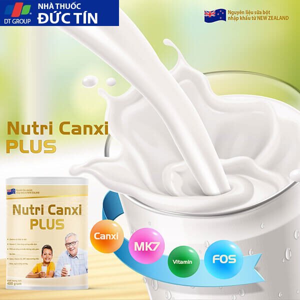 Sản phẩm dinh dưỡng bổ sung canxi, phát triển chiều cao Nutri Canxi Plus 18