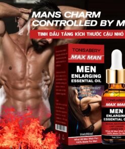 Tinh dầu Maxman thương hiệu TONISABERY giúp tăng kích thước cậu nhỏ tối đa 20CM sau 1 Liệu Trình