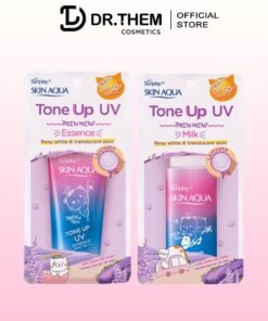 Kem Chống Nắng Sunplay Skin Aqua Tone Up Essence / UV Milk - Lavender SPF50+ PA++++ - Hiệu Chỉnh Sắc Da Dạng Sữa 50g