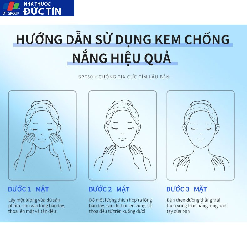 Kem chống nắng vật lý SPF 50+ PA+++tươi mát và thoáng khí làm trắng da 50g 2 Kem chống nắng vật lý SPF 50+ PA+++tươi mát và thoáng khí làm trắng da 50g - Ảnh 2