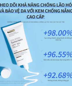 Kem chống nắng vật lý SPF 50+ PA+++tươi mát và thoáng khí làm trắng da 50g 12 chongn4