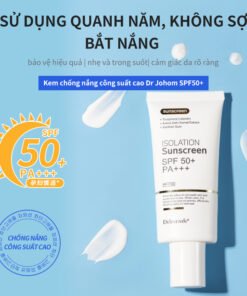 Kem chống nắng vật lý SPF 50+ PA+++tươi mát và thoáng khí làm trắng da 50g 13 chongna2
