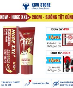 Gel Massage Tăng Kích Thước KBW Cao Cấp Cho Cậu Nhỏ Dài 18cm Nhanh Chóng