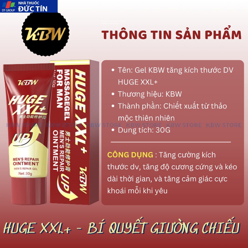 Gel Massage Tăng Kích Thước KBW Cao Cấp Cho Cậu Nhỏ Dài 18cm Nhanh Chóng 23 dangcap2
