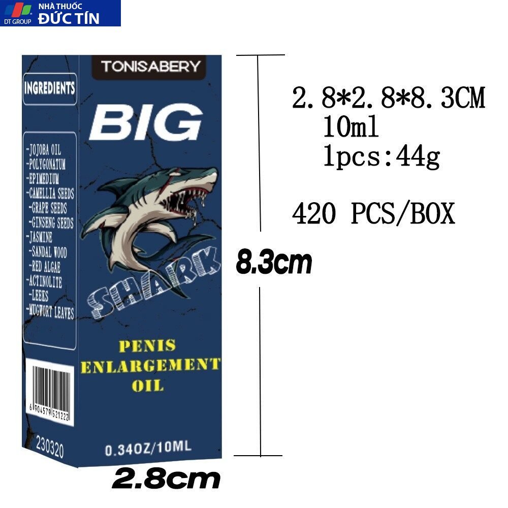 Tinh dầu cá mập tăng kích thước cậu nhỏ cho nam tăng cường sinh lực nam giới, cải thiện kích thước cậu nhỏ nhanh chóng 16 dau7
