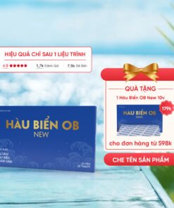 Alternative view of HOBN- Tinh chất hàu biển Hàu Biển Ob New Bổ Sung Kẽm Cho Nam, Hỗ Trợ Sinh Lý Nam, Bổ Thận (Hộp 20 Viên) Zlove