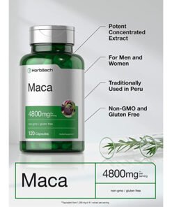 Alternative view of Horbaach Maca 4800mg - Viên uống tăng cường sinh lý nam và nữ 120 viên