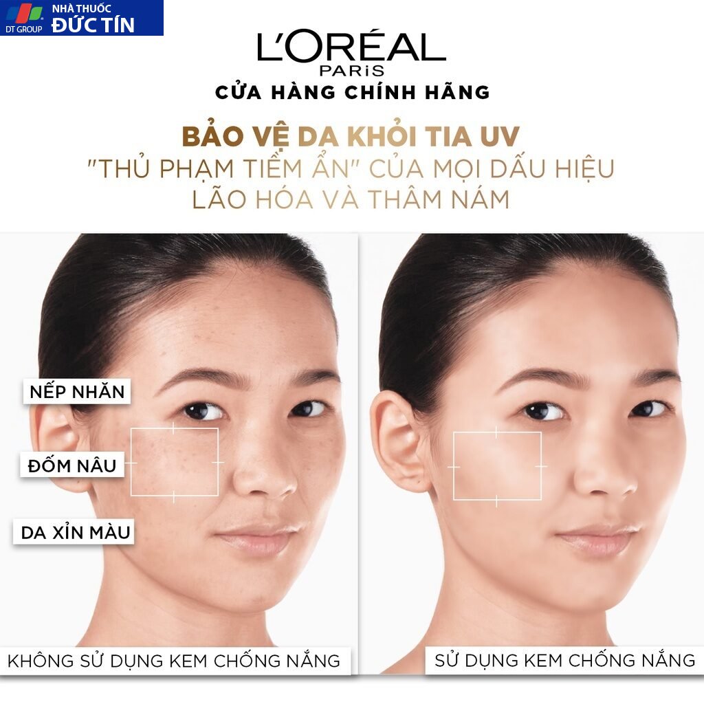 Kem chống nắng x20 thoáng da mỏng nhẹ L'Oreal Paris UV Defender Serum 50ml SPF 50++ 25 kem4