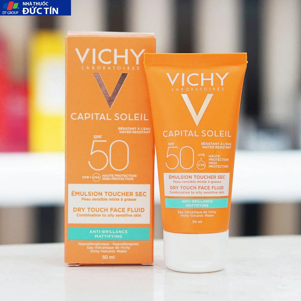 Kem Chống Nắng Vichy Capital Soleil SPF50+ Dry Touch Dành cho da dầu 50ML - HPP 29 kemchong3 1