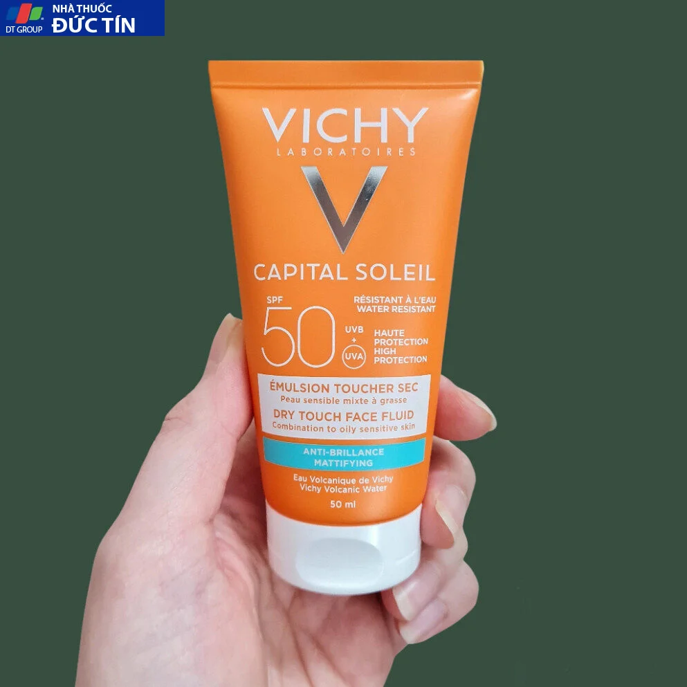 Kem Chống Nắng Vichy Capital Soleil SPF50+ Dry Touch Dành cho da dầu 50ML - HPP 22 kemchong7