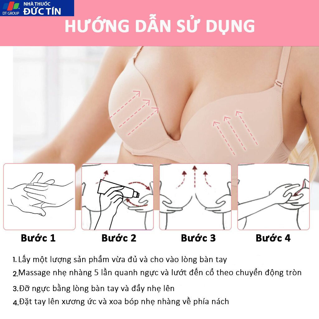 Kem nở ngực 100gkích thích phát triển tăng vòng size hiệu quả chống lại tình trạng ngực chảy xệ giúp Ngực trắng và mềm 21 kemno8