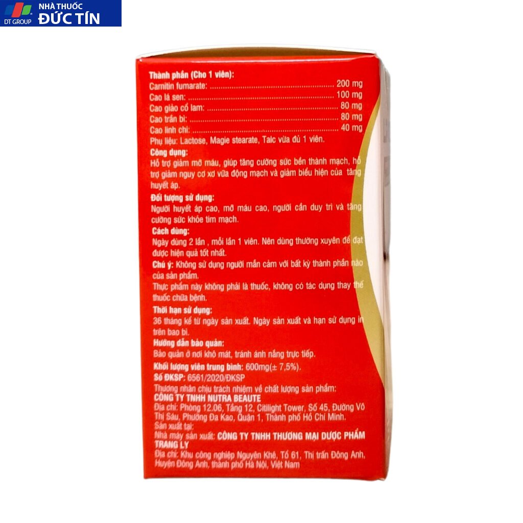 LIPIXGO - Hỗ Trợ Giảm Mỡ Máu - Hộp 30 Viên - Coastline_Care 26 lip4