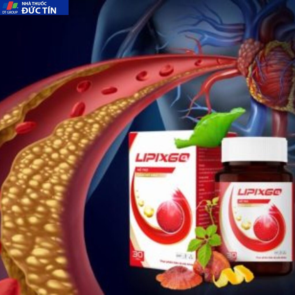 LIPIXGO - Hỗ Trợ Giảm Mỡ Máu - Hộp 30 Viên - Coastline_Care 25 lipi2